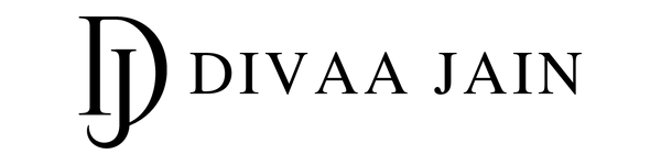 Divaa Jain logo with DJ monogram